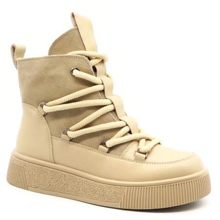 Béžové členkové topánky CAMBELL 25-52330