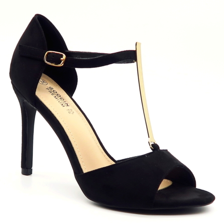 Čierne sandále GOODIN FL1065