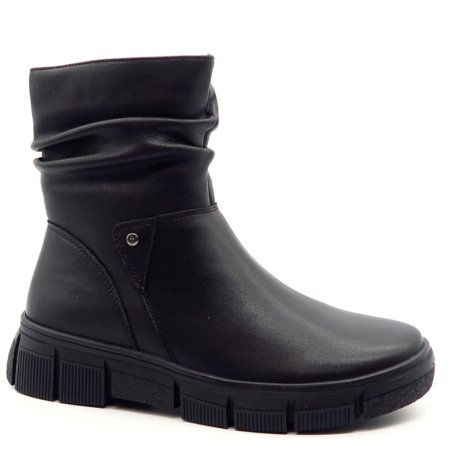 Čierne členkové topánky CAMBELL 25-19304