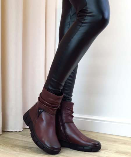 Bordové členkové topánky CAMBELL 25-19304