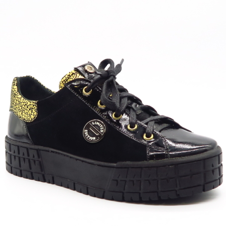 Čierne poltopánky POLLONUS 5-1364