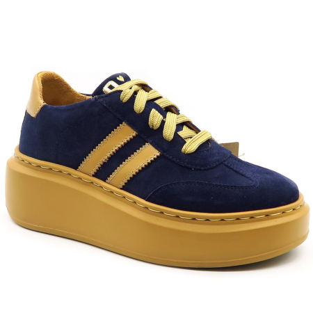 Modré poltopánky SIMEN 8058A