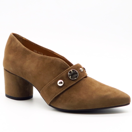 Tmavo-béžové poltopánky SIMEN 8415A