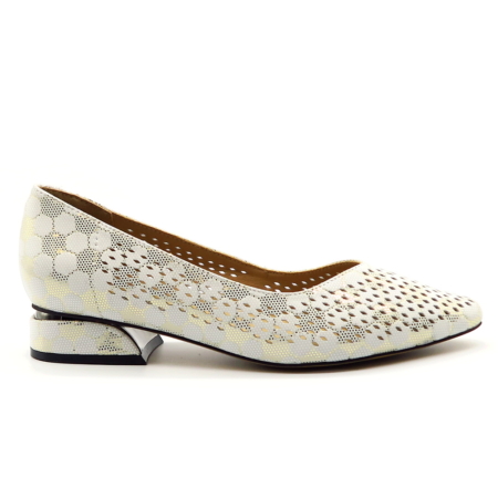 Biele lodičky KARISMA H3DL60002D