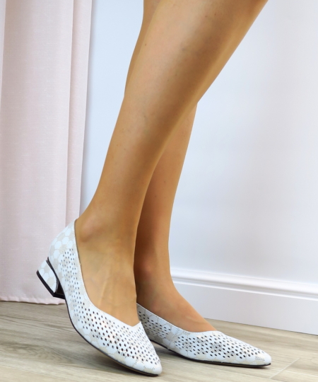 Biele lodičky KARISMA H3DL60002D