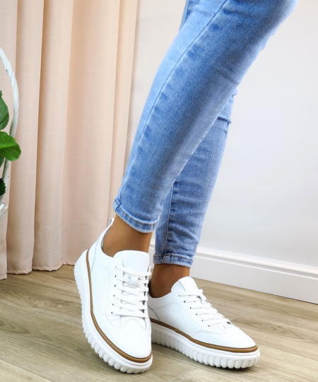 Biele tenisky EVENTO 9774