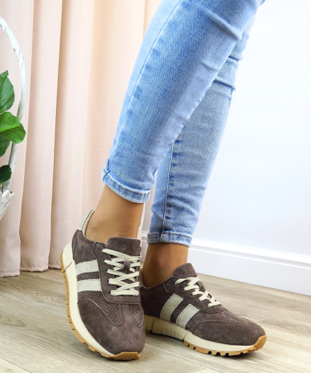 Hnedé tenisky EVENTO 01