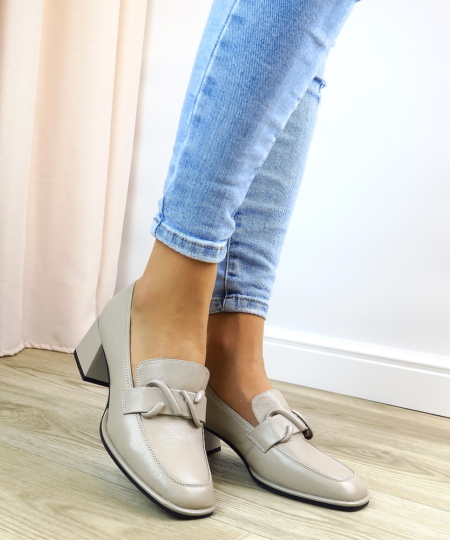 Béžové poltopánky GINO FABIANI 8682