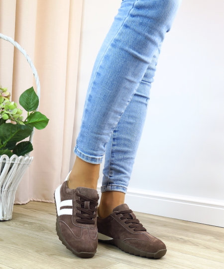 Hnedé tenisky FILIPPO DP7534