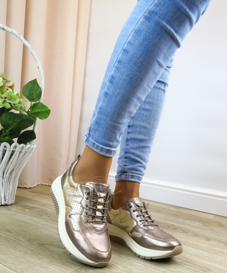 Zlaté sneakersy CAPRICE 9-23753-46