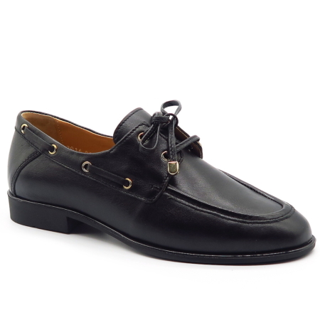 Čierne mokasíny SIMEN 8391A