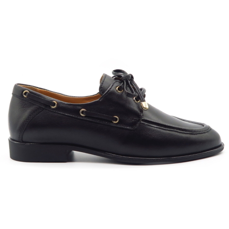 Čierne mokasíny SIMEN 8391A