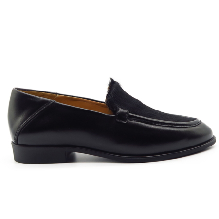 Čierne mokasíny SIMEN 8416A