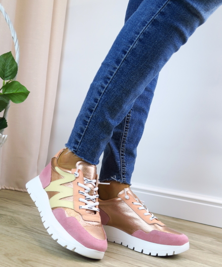 Ružové sneakersy WONDERS A-24101