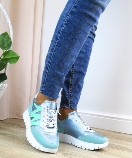 Zelené sneakersy WONDERS A-24101