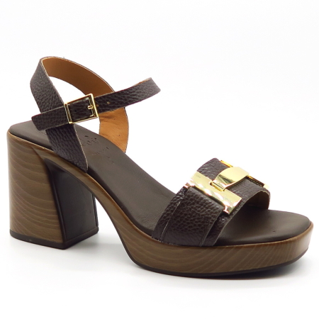 Tmavohnedé sandále OH MY SANDALS 5931