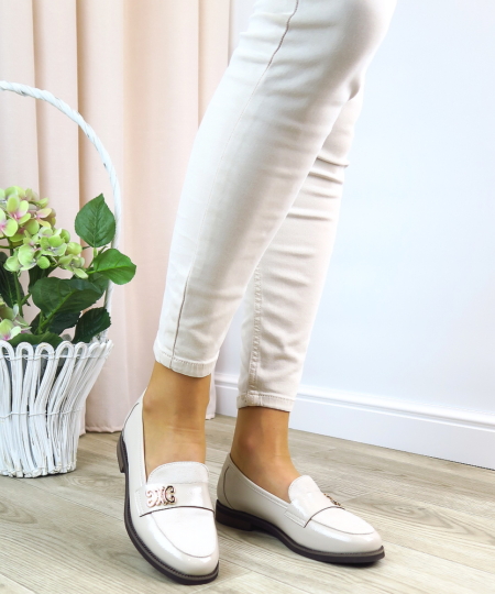 Béžové mokasíny POTOCKI 25-19459