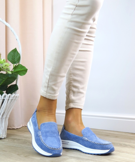 Modré mokasíny EVENTO 9793