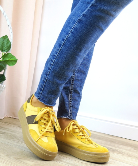 Žlté tenisky BIG STAR TT274166