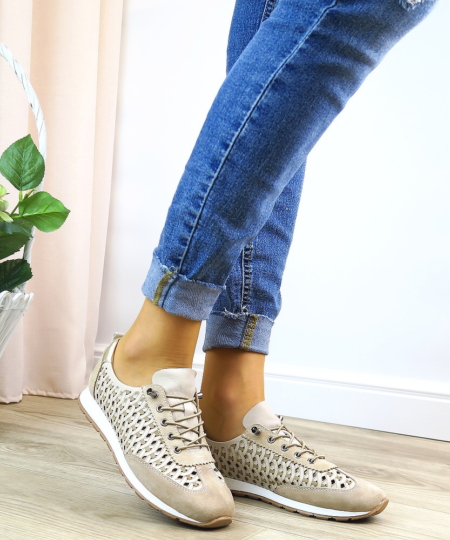 Poltopánky béžové KLOP 9743