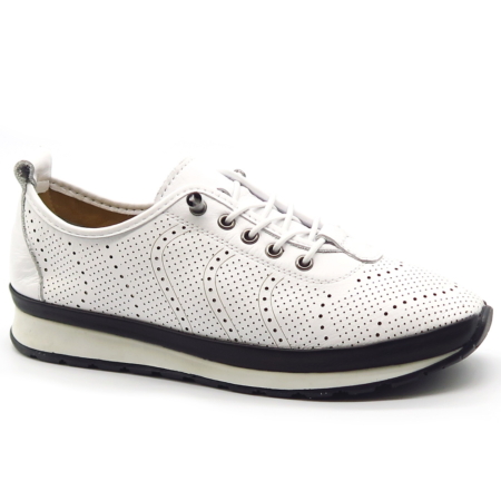 Biele poltopánky KLOP 9728