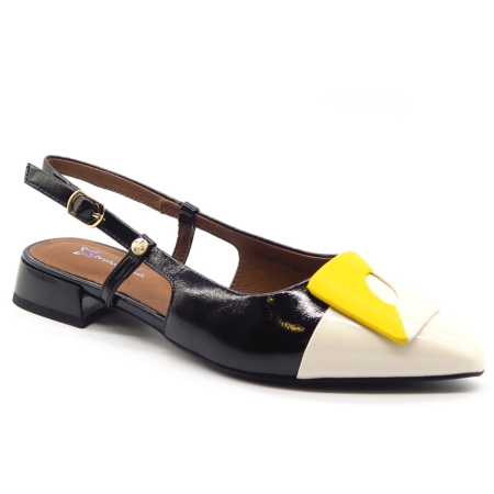 Čierno-béžové sandále MACIEJKA K7427