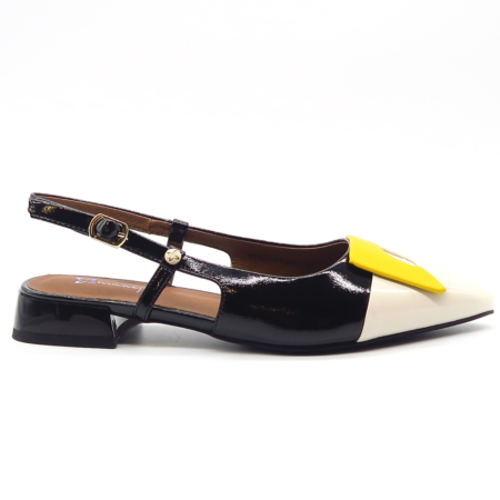 Čierno-béžové sandále MACIEJKA K7427