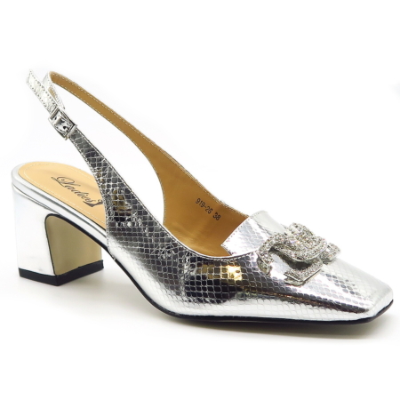 Strieborné sandále LADIES 2669