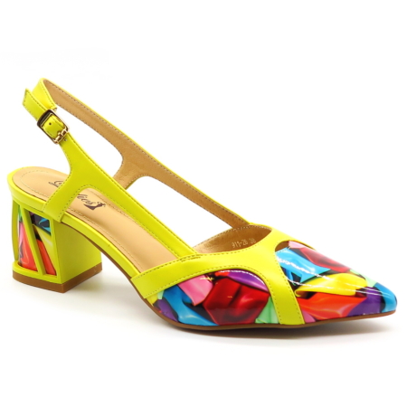Žlté sandále LADIES 2661