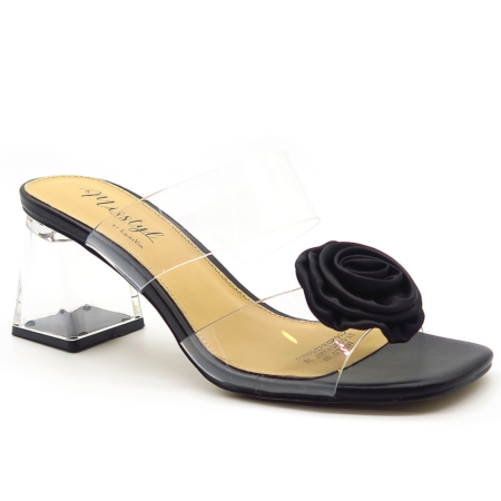 Čierne transparentné vsuvky MISSTYL MELLO 07