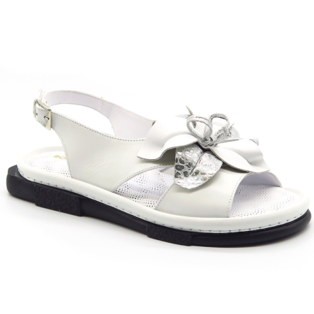 Biele sandále BOMBONELLA P158