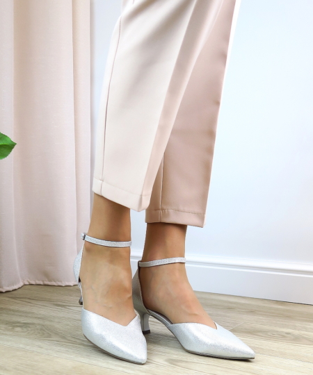 Strieborné sandále MISSTYL MIMA 03