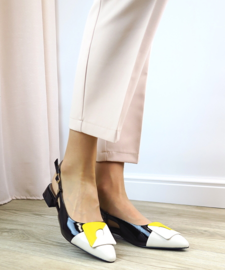 Čierno-béžové sandále MACIEJKA K7427