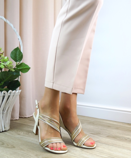 Béžové sandále MARCO TOZZI 2-28339-46