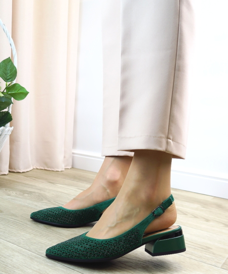 Zelené sandále FIORE FINO FF25-01