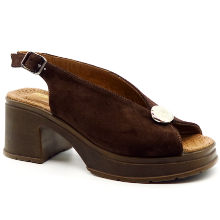 Tmavohnedé sandále BOMBONELLA 115.E4052