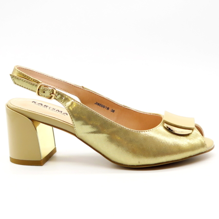 Zlaté sandále KARISMA JIJI80001B