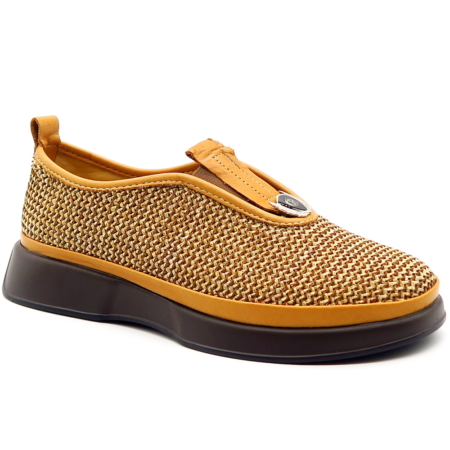 Hnedé slip-on tenisky BOMBONELLA G028