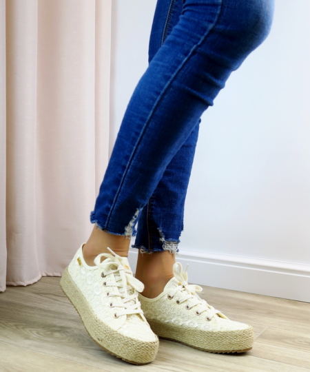 Béžové tenisky LEE COOPER 4328L