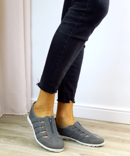 Sivé poltopánky EVENTO 31