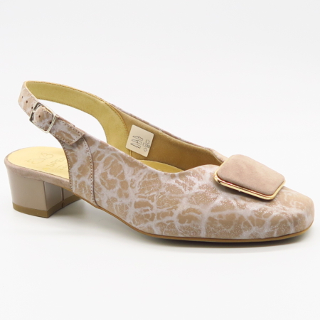 Širšie ružové sandále COMFORT ASPENA KX-2906