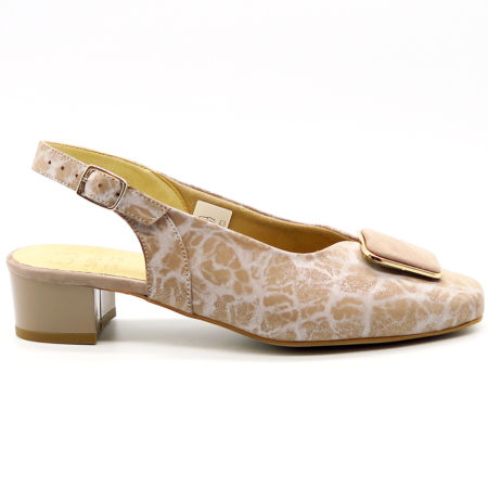 Širšie ružové sandále COMFORT ASPENA KX-2906