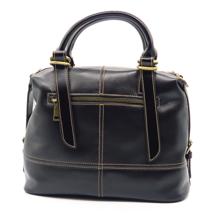 Kožená čierna kabelka 2225