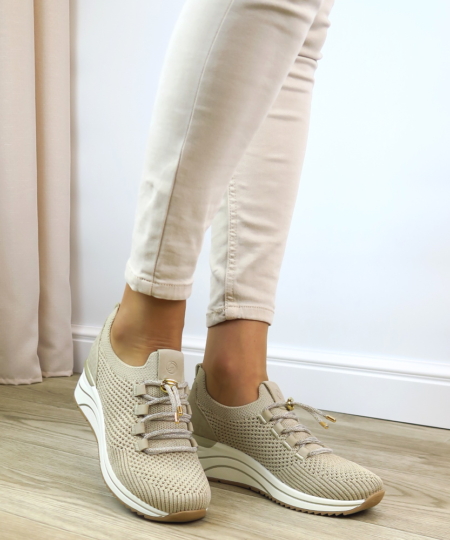 Béžové sneakersy REMONTE D0T18-60