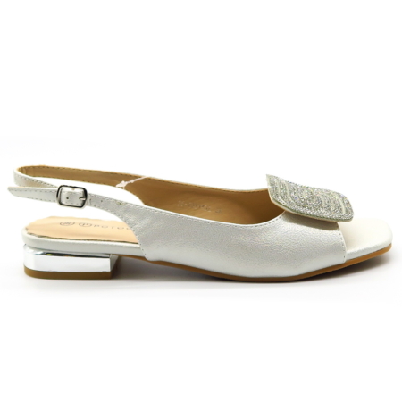 Strieborné sandále POTOCKI 26-43314