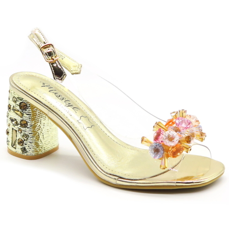 Zlaté sandále MISSTYL MARLEN02
