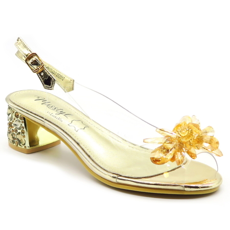Zlaté sandále MISSTYL MILY 22