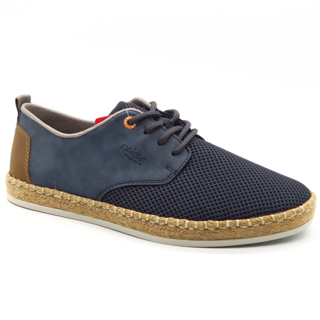 Modré topánky RIEKER B2648-14