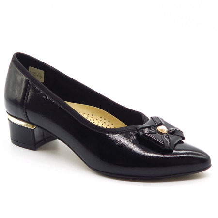 Čierne lodičky KOSTEX 2838