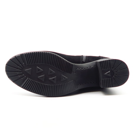 Čierne členkové topánky SIMEN 6372A